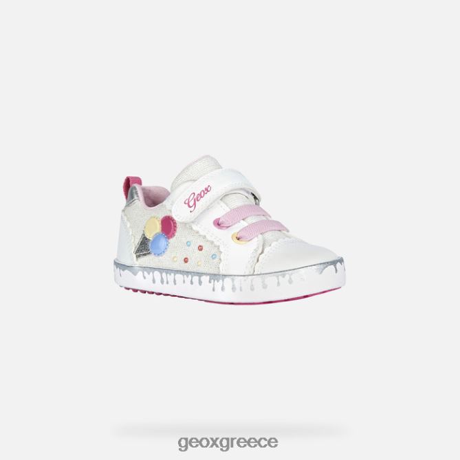 4DBLR01530 άσπρο Geox νήπιο ακτινίδιο