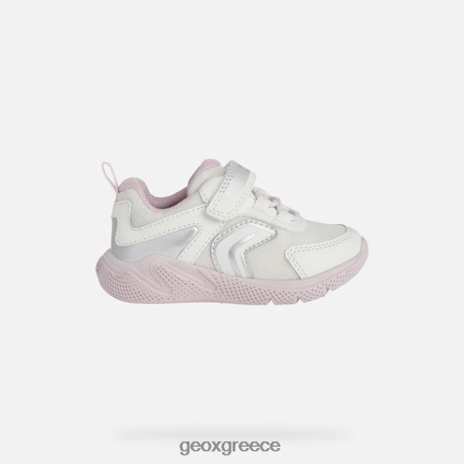 4DBLR01557 λευκό/ροζ Geox sprintye μωρό μου