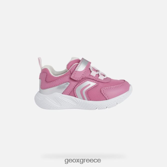 4DBLR01558 φούξια/ασημί Geox sprintye μωρό μου