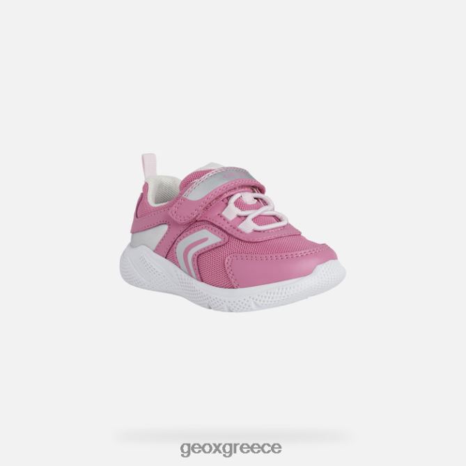 4DBLR01558 φούξια/ασημί Geox sprintye μωρό μου