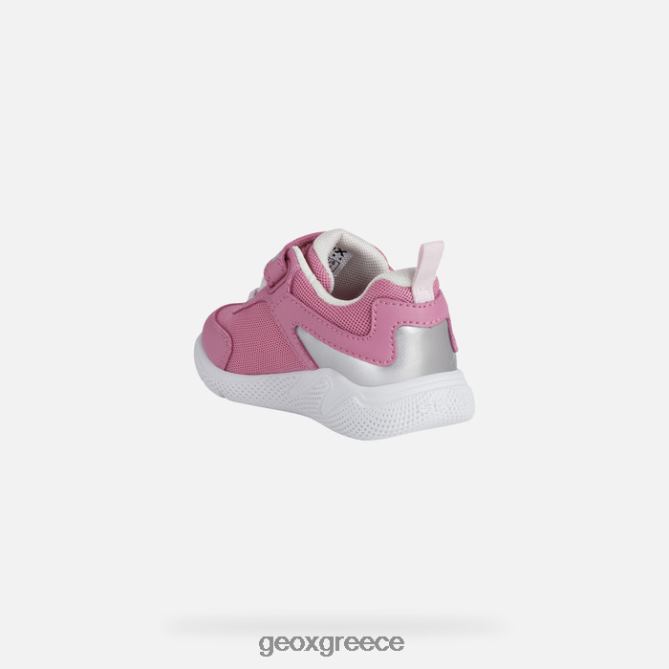 4DBLR01558 φούξια/ασημί Geox sprintye μωρό μου