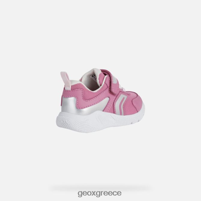 4DBLR01558 φούξια/ασημί Geox sprintye μωρό μου