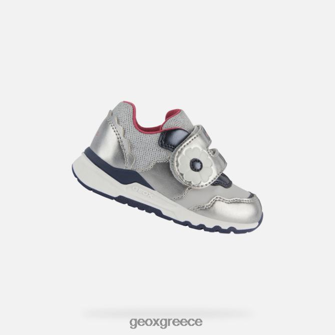 4DBLR01569 ασημί/ναυτικό Geox pyrip νήπιο