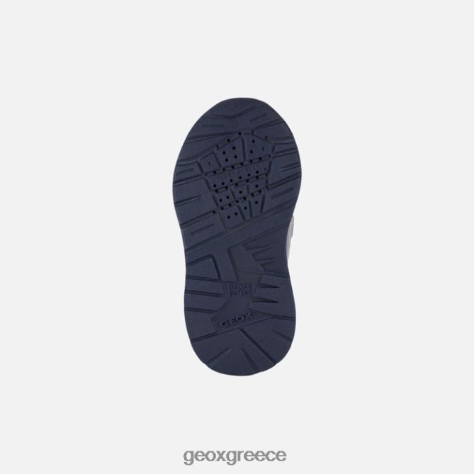 4DBLR01569 ασημί/ναυτικό Geox pyrip νήπιο