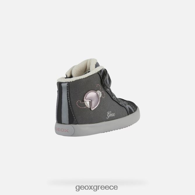 4DBLR01571 σκούρο γκρι/ανοιχτό δαμάσκηνο Geox gisli νήπιο