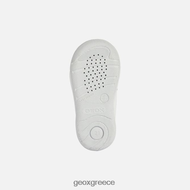 4DBLR01596 λευκό/κόκκινο Geox νέα ταινία μωρό