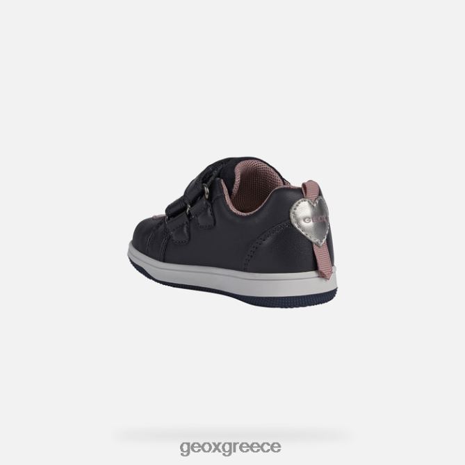 4DBLR01620 σκοτεινό ναυτικό Geox νέο νήπιο flick