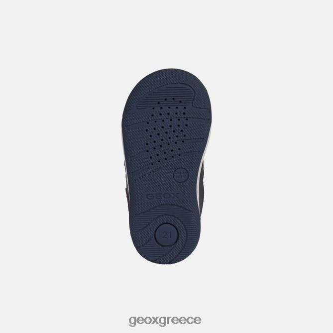 4DBLR01620 σκοτεινό ναυτικό Geox νέο νήπιο flick