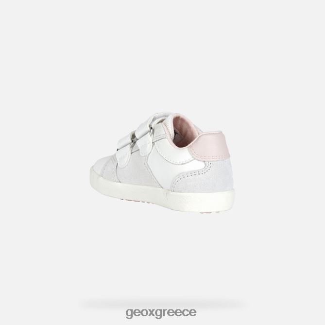 4DBLR02015 λευκό/ανοιχτό τριαντάφυλλο Geox νήπιο ακτινίδιο
