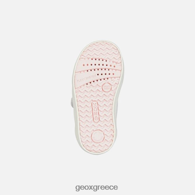 4DBLR02015 λευκό/ανοιχτό τριαντάφυλλο Geox νήπιο ακτινίδιο