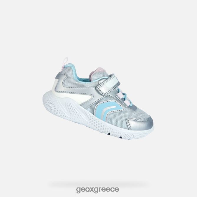 4DBLR02016 ασήμι/ουρανός Geox sprintye μωρό μου