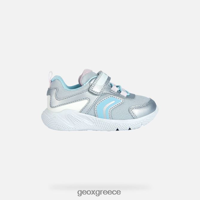 4DBLR02016 ασήμι/ουρανός Geox sprintye μωρό μου