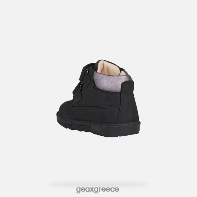 4DBLR01423 μαύρο/δκ ροζ Geox hynde μωρό μου