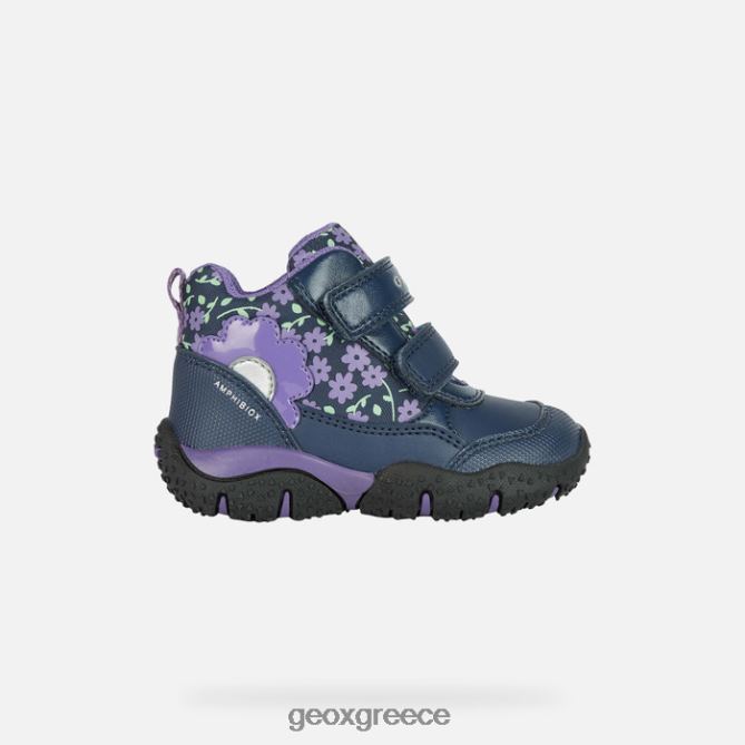 4DBLR01481 ναυτικό/μωβ Geox νήπιο baltic abx