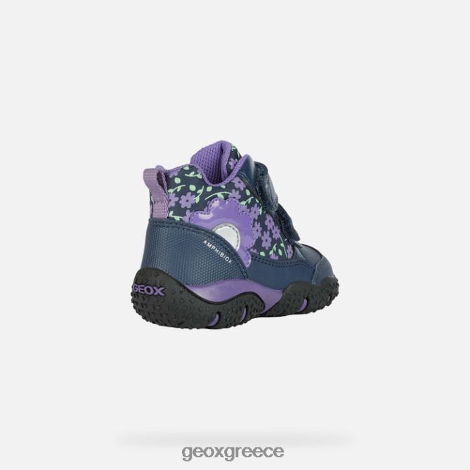 4DBLR01481 ναυτικό/μωβ Geox νήπιο baltic abx