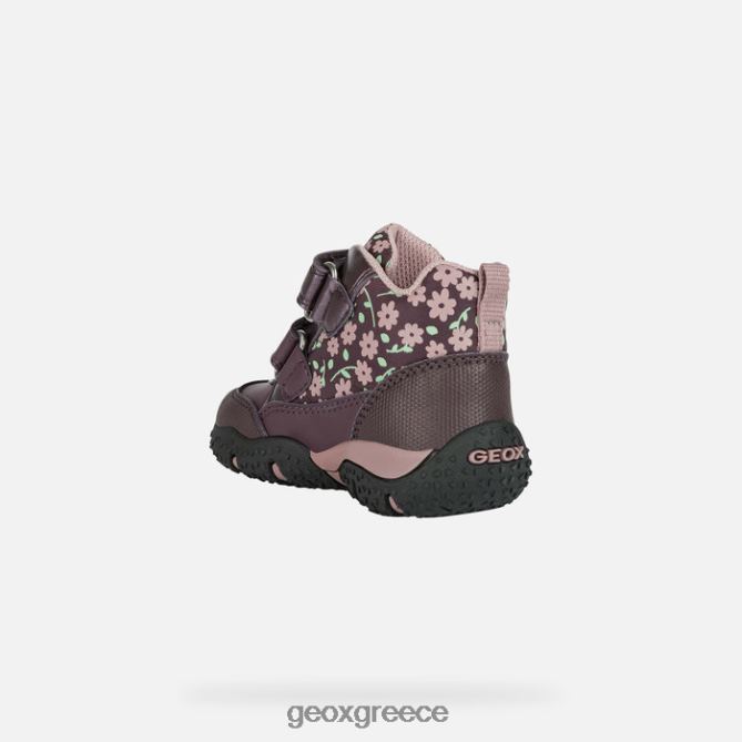 4DBLR01482 δαμάσκηνο/σκούρο ροζ Geox νήπιο baltic abx