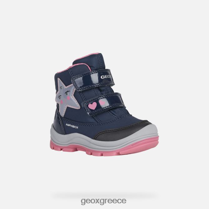 4DBLR01494 ναυτικό/φούξια Geox νήπιο flanfil abx