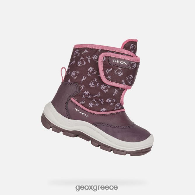 4DBLR01512 δαμάσκηνο/σκούρο φούξια Geox νήπιο flanfil abx