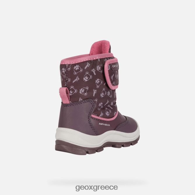 4DBLR01512 δαμάσκηνο/σκούρο φούξια Geox νήπιο flanfil abx