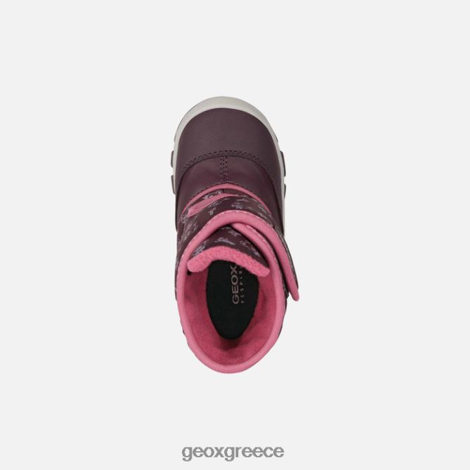 4DBLR01512 δαμάσκηνο/σκούρο φούξια Geox νήπιο flanfil abx