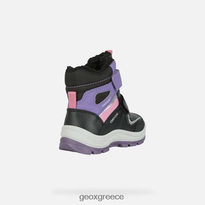 4DBLR01563 μαύρο/βιολετί Geox νήπιο flanfil abx