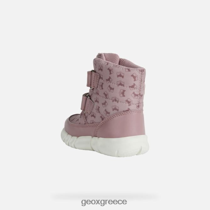 4DBLR01573 σκούρο τριαντάφυλλο Geox flexyper abx μωρό