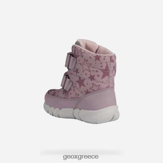 4DBLR01654 dk ροζ/γκρι Geox νήπιο flexyper abx
