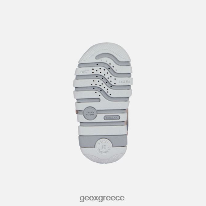 4DBLR01432 ανοιχτό ροζ/λευκό Geox iupidoo κοριτσάκι