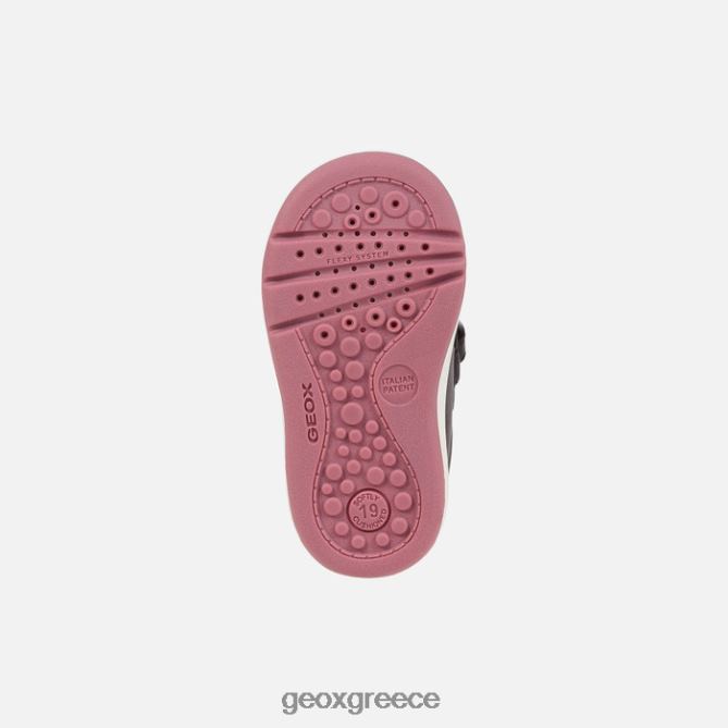 4DBLR01504 μαύρο/δκ ροζ Geox biglia μωρό