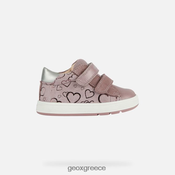 4DBLR01510 σκούρο τριαντάφυλλο/ασημί Geox biglia κοριτσάκι