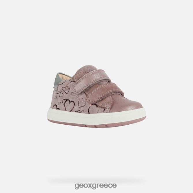 4DBLR01510 σκούρο τριαντάφυλλο/ασημί Geox biglia κοριτσάκι