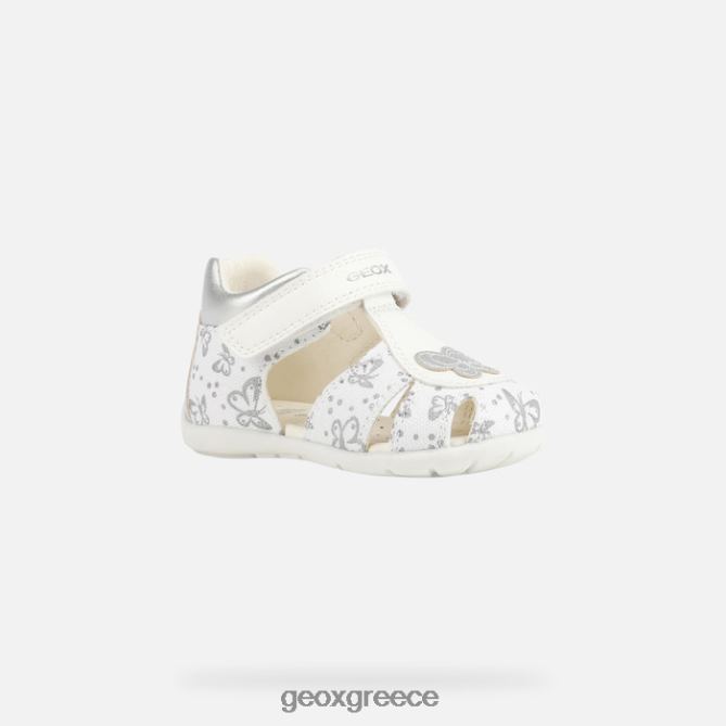 4DBLR01516 λευκό/ασημί Geox ελθαν κοριτσάκι