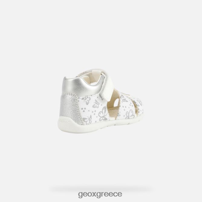 4DBLR01516 λευκό/ασημί Geox ελθαν κοριτσάκι