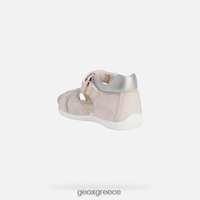 4DBLR01518 ανοιχτό τριαντάφυλλο/ασημί Geox ελθαν κοριτσάκι