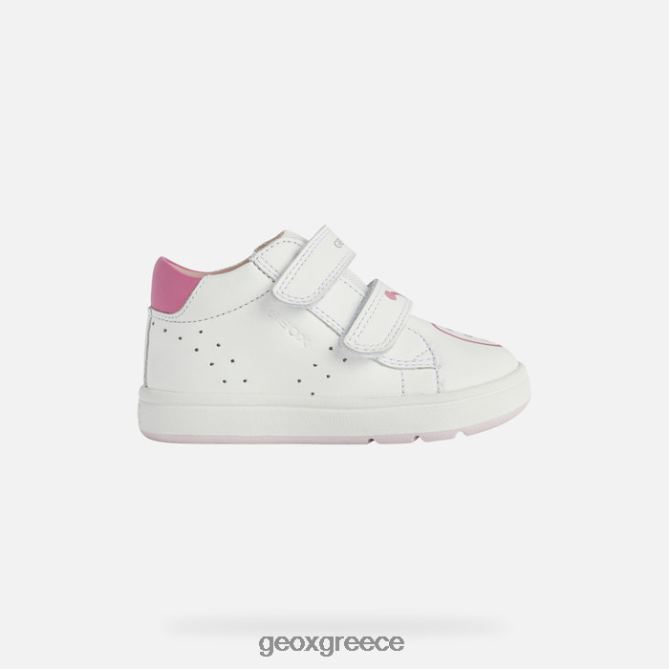 4DBLR01524 λευκό/φούξια Geox biglia μωρό