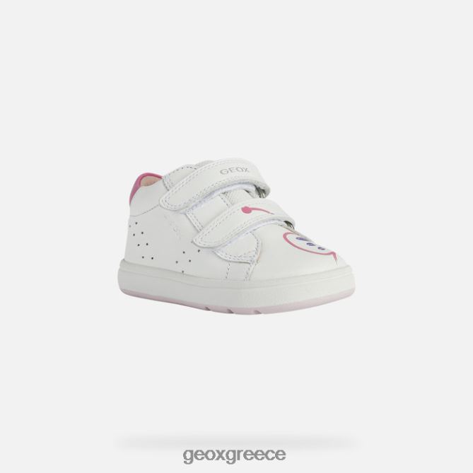 4DBLR01524 λευκό/φούξια Geox biglia μωρό