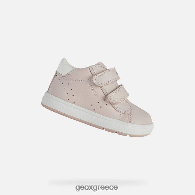 4DBLR01525 ανοιχτό ροζ/λευκό οπτικό Geox biglia μωρό
