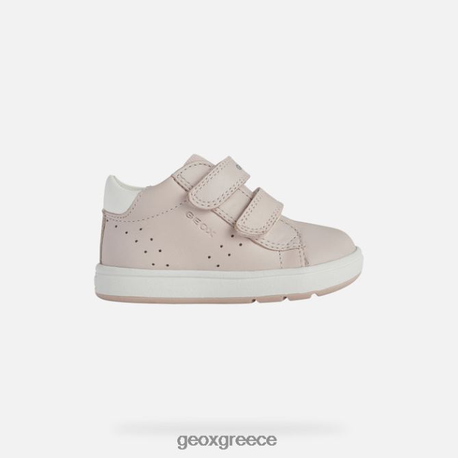 4DBLR01525 ανοιχτό ροζ/λευκό οπτικό Geox biglia μωρό