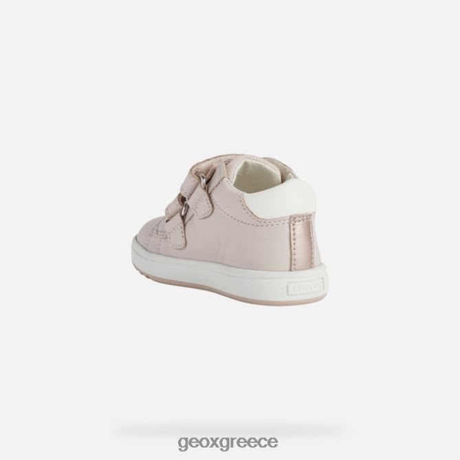 4DBLR01525 ανοιχτό ροζ/λευκό οπτικό Geox biglia μωρό