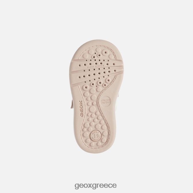 4DBLR01525 ανοιχτό ροζ/λευκό οπτικό Geox biglia μωρό