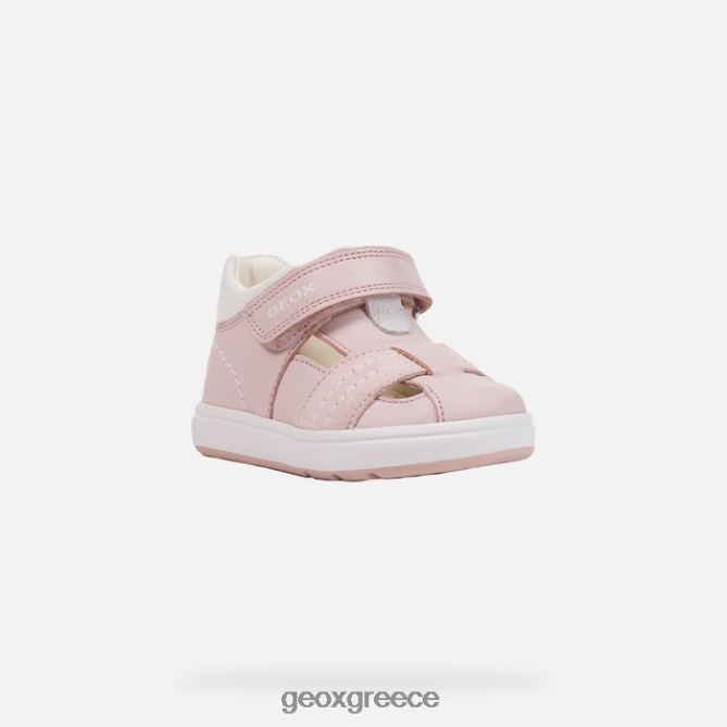 4DBLR01543 ανοιχτό ροζ/λευκό Geox biglia κοριτσάκι