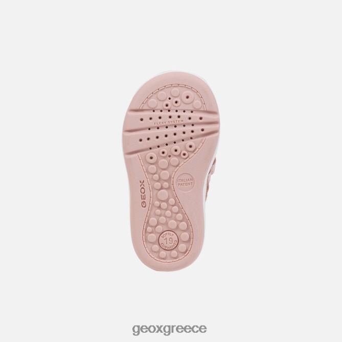 4DBLR01543 ανοιχτό ροζ/λευκό Geox biglia κοριτσάκι