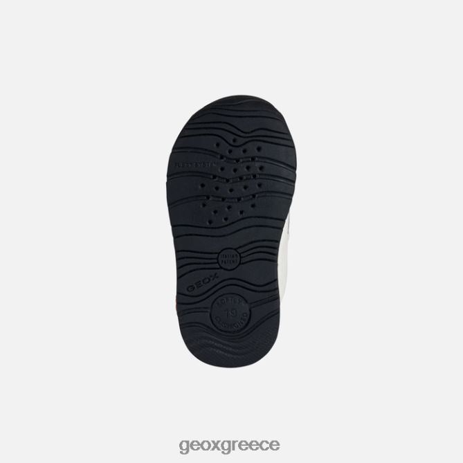 4DBLR01577 άσπρο μαύρο Geox rishon μωρό