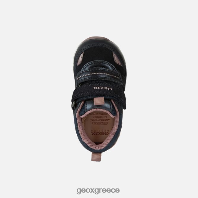 4DBLR01606 ναυτικό/ροζ Geox rishon κοριτσάκι