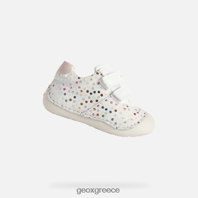 4DBLR01613 λευκό/ανοιχτό τριαντάφυλλο Geox νήπιο tutim