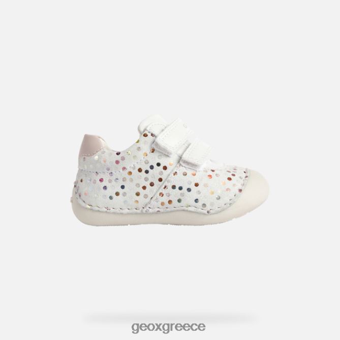 4DBLR01613 λευκό/ανοιχτό τριαντάφυλλο Geox νήπιο tutim