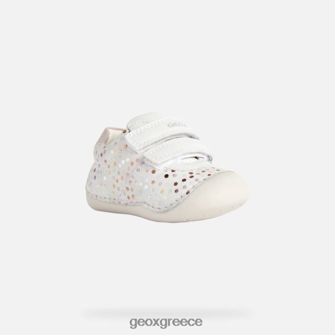 4DBLR01613 λευκό/ανοιχτό τριαντάφυλλο Geox νήπιο tutim