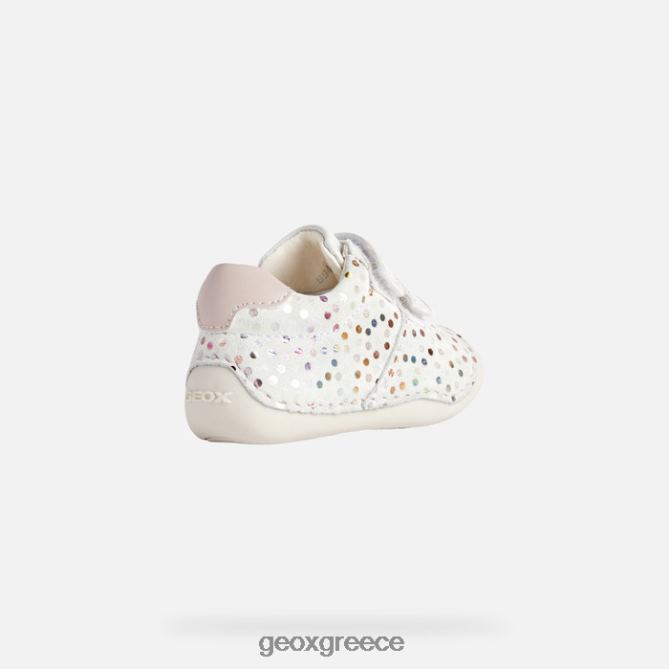 4DBLR01613 λευκό/ανοιχτό τριαντάφυλλο Geox νήπιο tutim