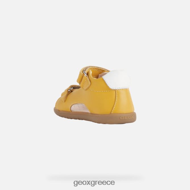 4DBLR01616 κίτρινη ώχρα Geox σανδάλι macchia baby