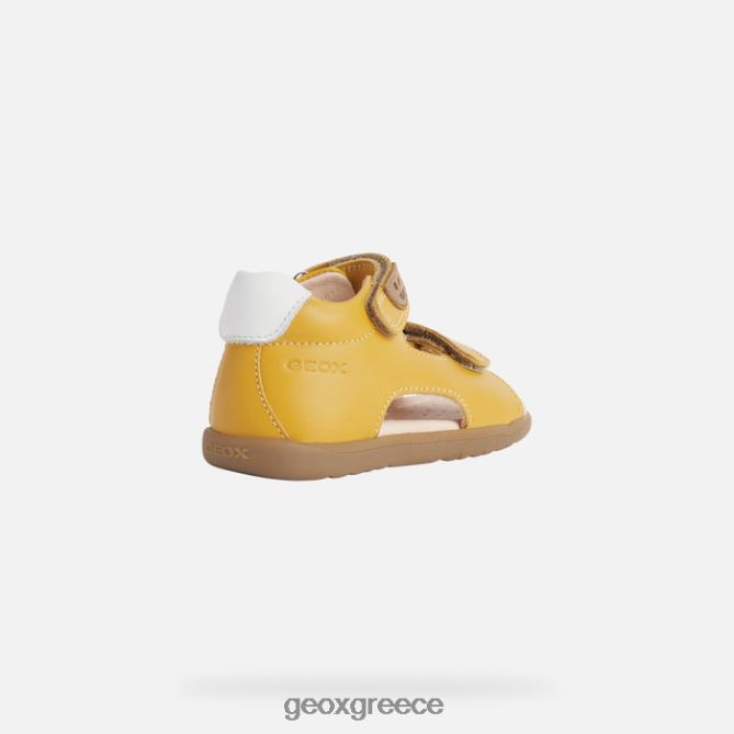 4DBLR01616 κίτρινη ώχρα Geox σανδάλι macchia baby